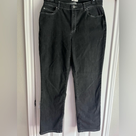 Eileen Fisher high rise straight jeans women’s size 14 - Picture 14 of 14